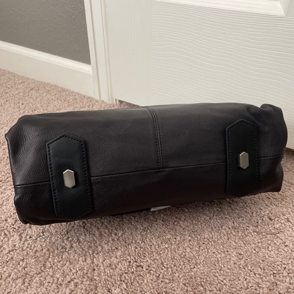 Liebeskind Berlin Studded Top Flap Leather Satchel - Picture 3 of 6